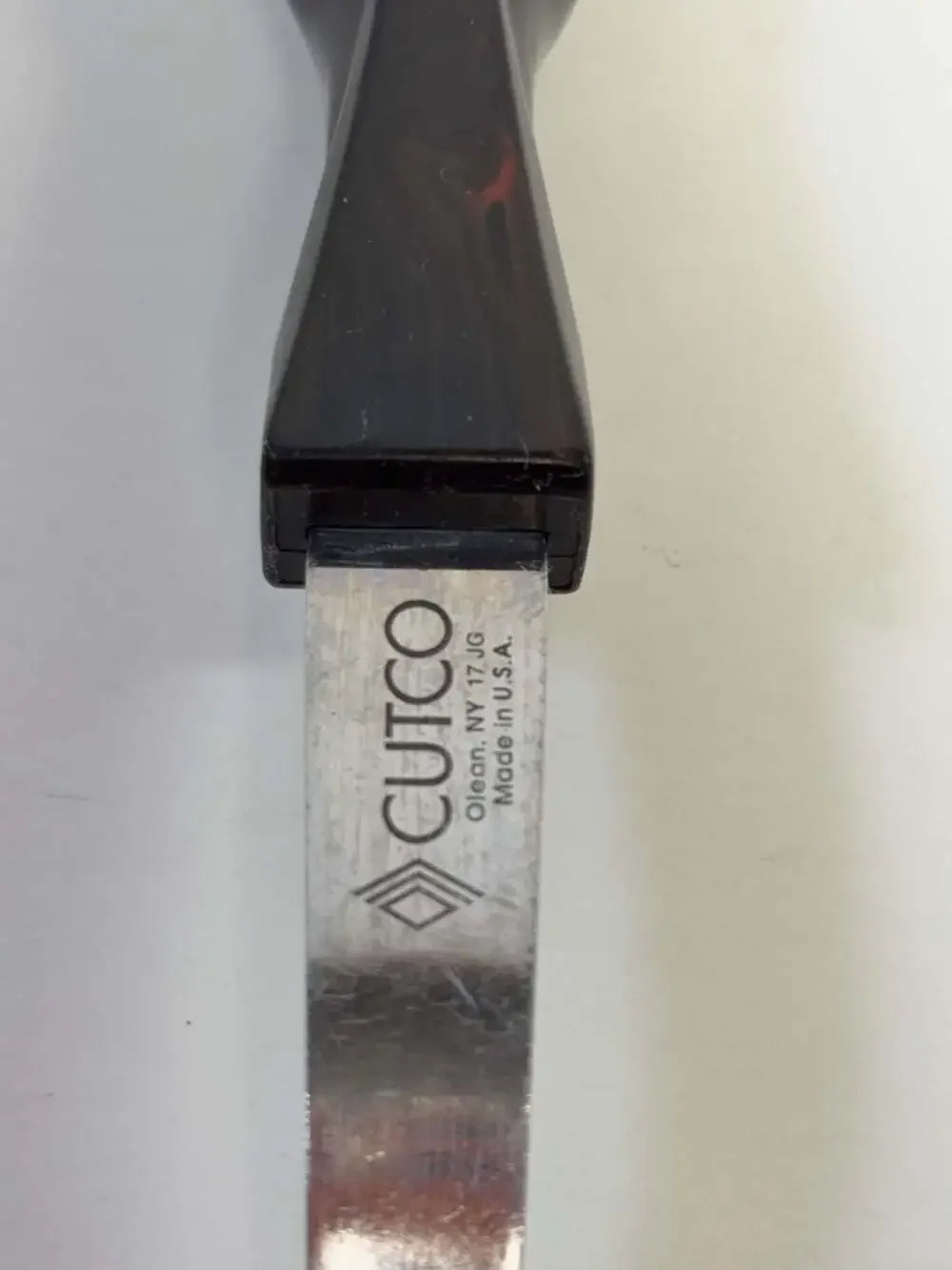 Cutco Vintage Serving Spoon with Brown Handle